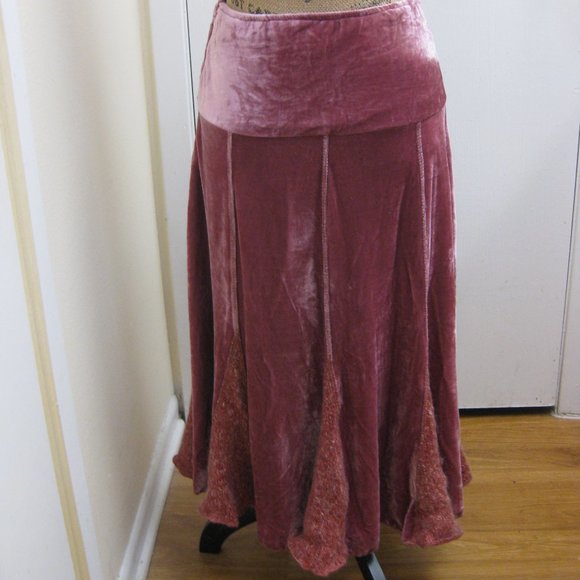 DV DN Skirts Nwot Dv Dn Pink Velvet Skirt S Small Poshmark